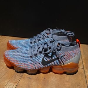Nike VAPORMAX Flyknit Sneakers - Blue and Orange